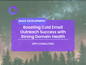 Discover the impact of strong domain health on cold email outreach for sales. Learn how to improve deliverability and maximize results.